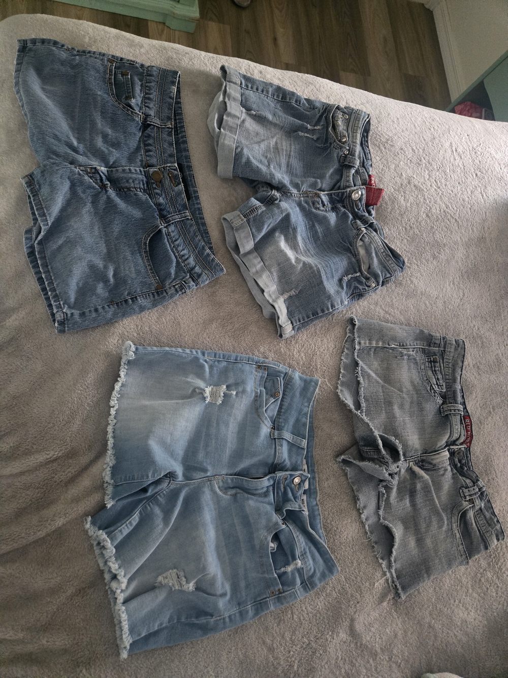 Light Wash Denim Shorts Bundle - Picture 2 of 15